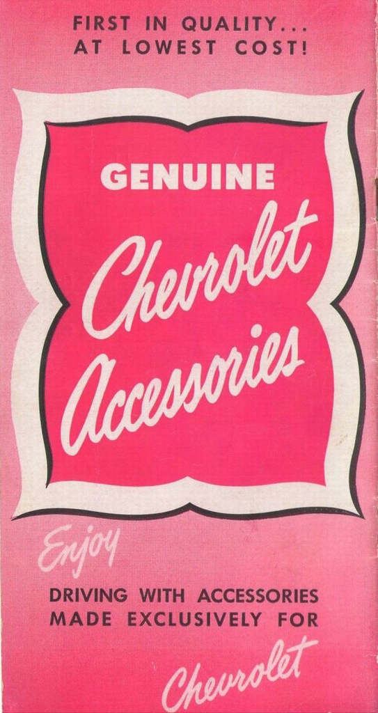 1949 Chevrolet Accessories Booklet Page 8